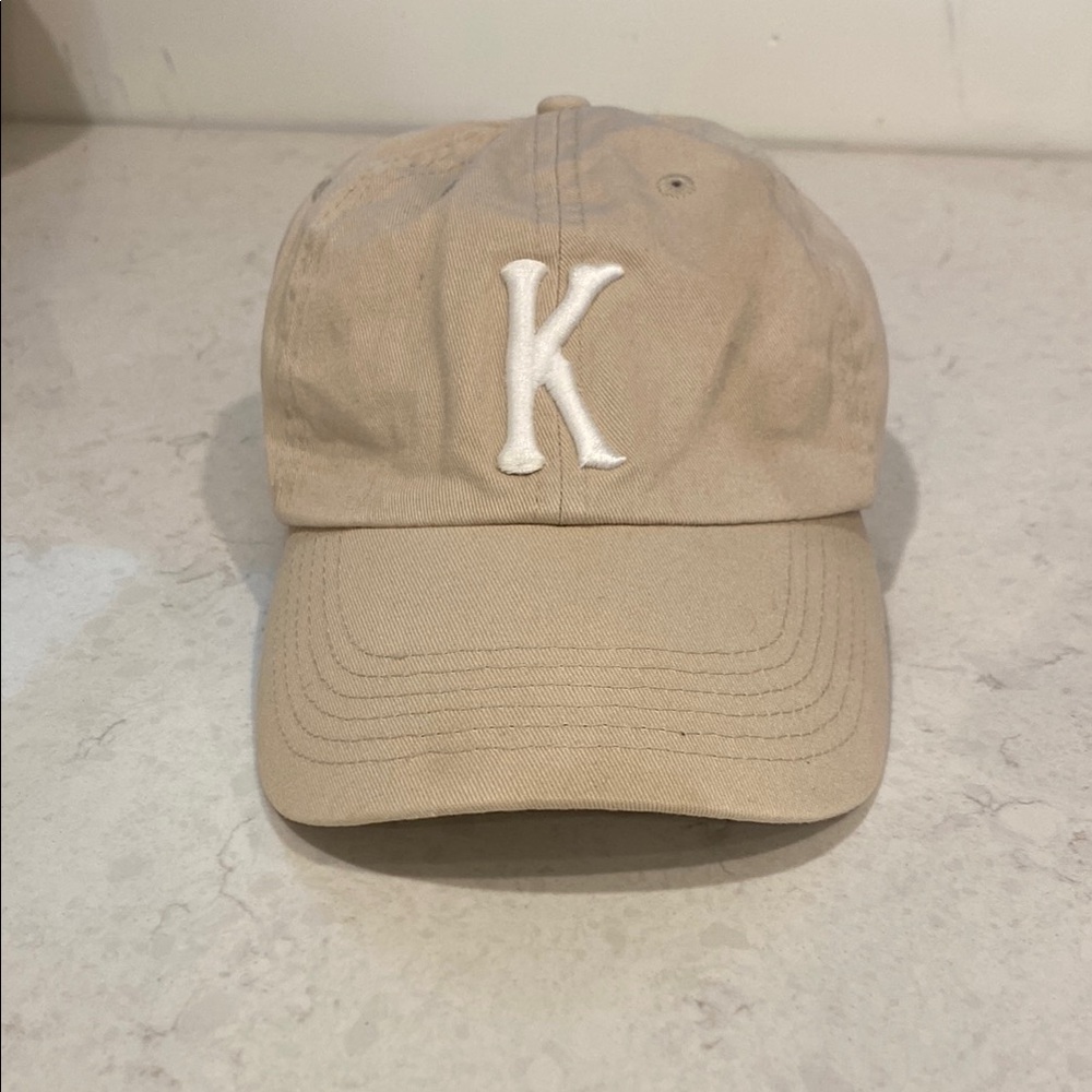 Unisex letter K “dad hat”